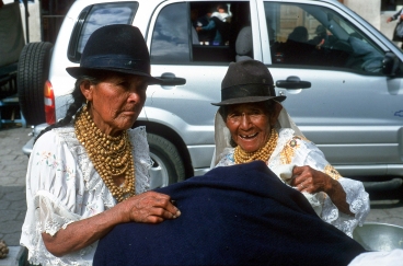 Marktfrauen in Otavalo